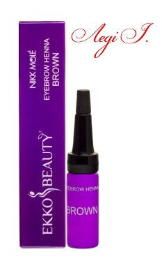 

Хна EKKOBEAUTY для бровей Brown