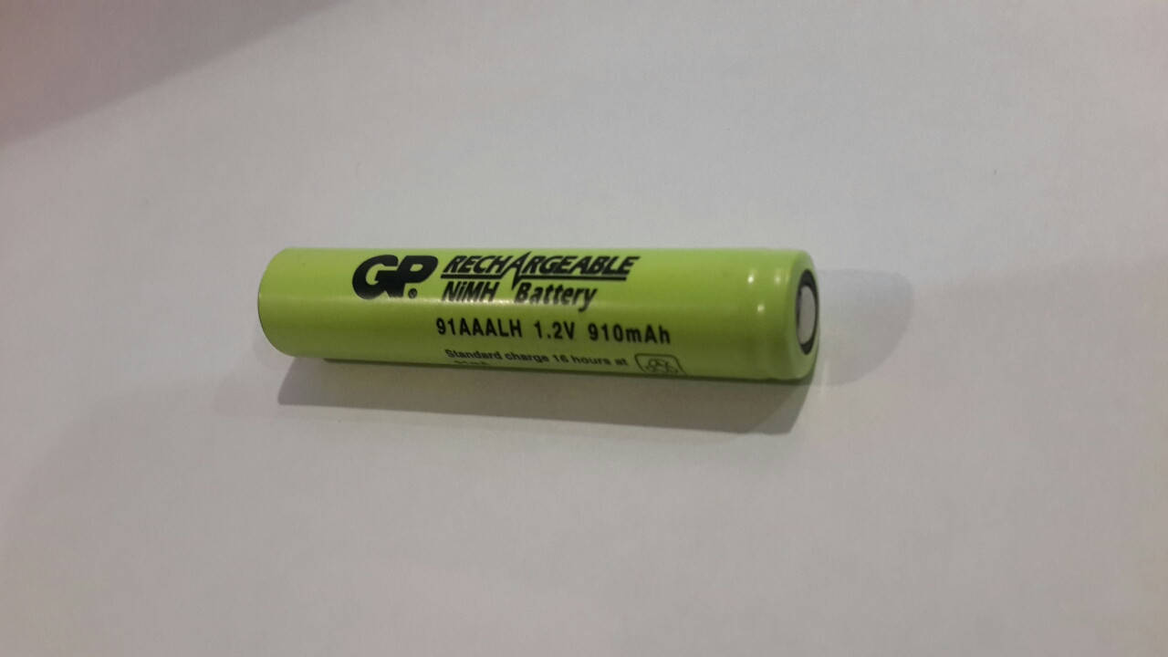 

Аккумулятор технический GP 91AAALH 1.2V 910mAh (Ni-Mh)
