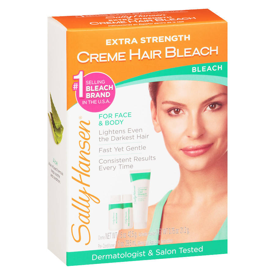 

Крем для обесцвечивания волос на лице и теле Sally Hansen Extra Strength Creme Bleach.