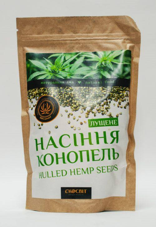 

Екосвіт Семена конопли очищенные дробленые 1000 г