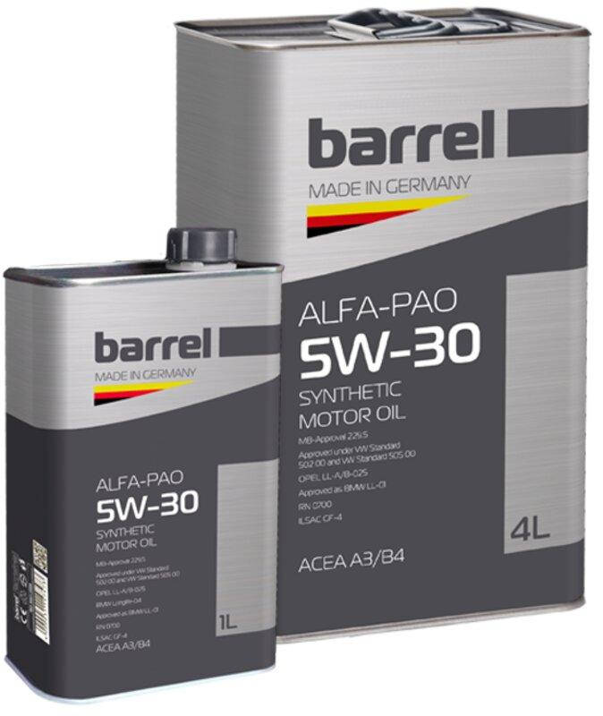 

Barrel Alfa-Pao 5W-30 ACEA A3/B4 Моторное масло 5