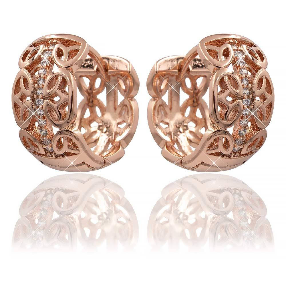 

Серьги классические позолота «Ажурные»