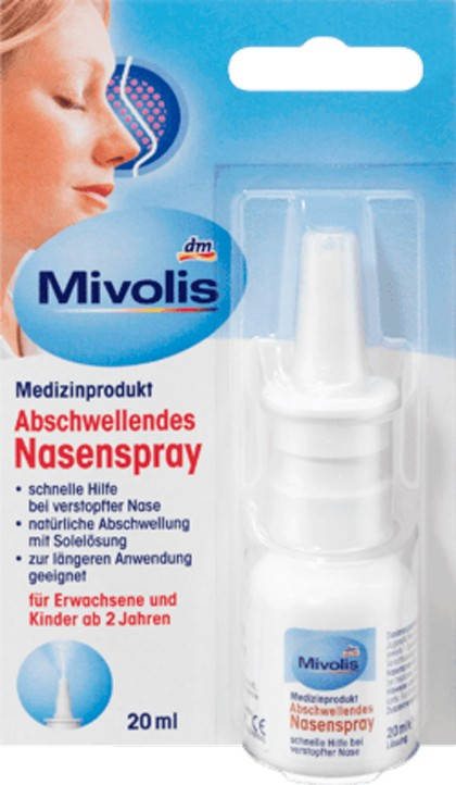 

Mivolis Abschwellendes Nasenspray Спрей назальный при заложенном носе 20 мл