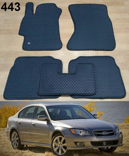 

Коврики ЕВА в салон Subaru Legacy (BL, BP) '03-09, Черный