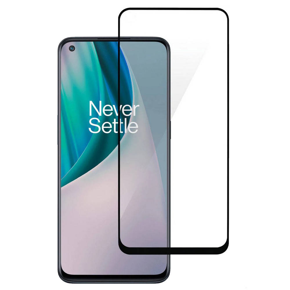 

Защитное стекло Full Screen Tempered Glass для OnePlus Nord CE 5G, Black, Черный