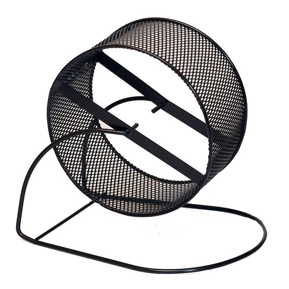 

Металлическое беговое колесо для мелких грызунов Лори "Хомяк" (диаметр 16 см), Черный