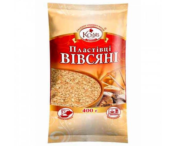 

Хлопья овсяные моментального приготовления Козуб Продукт 400г