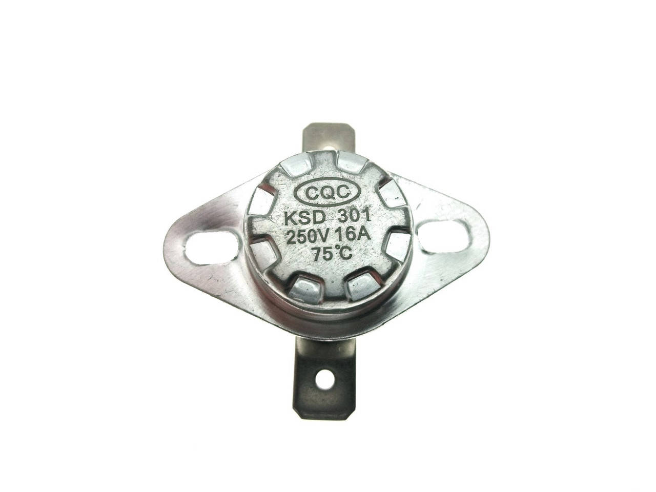 

Термостат отсекатель аварийный KSD 301 T-75°C 250V 16А. самовосстанавливающийся.