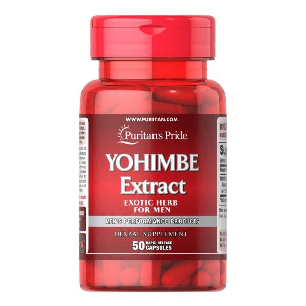 

Йохимбе Yohimbe Extract Puritan Pride (50 капсул)