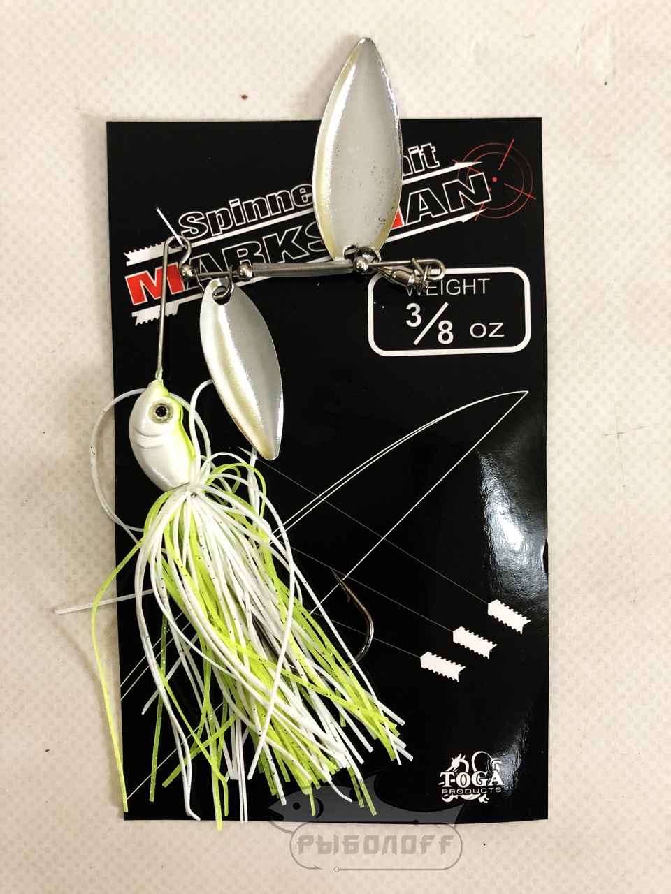 

Спиннербейт Spinnerbait Marks Man 3/8 oz (10гр.)