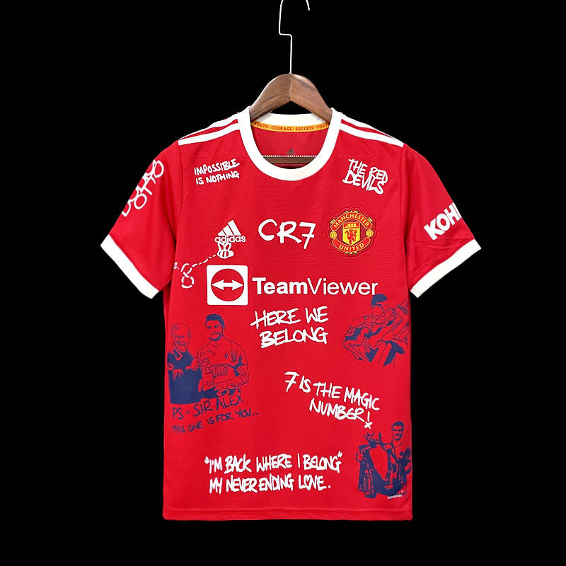 

Футбольная футболка Манчестер Юнайтед Manchester United Ronaldo Special Edition 2021-22