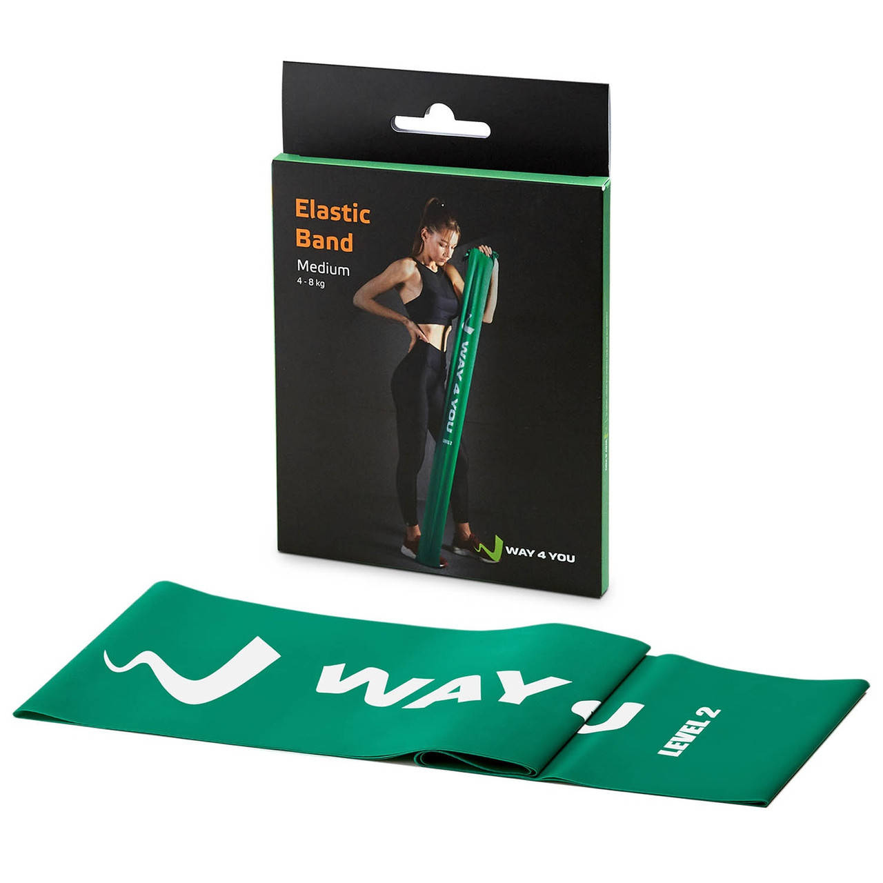 

Эластичная лента для фитнеса Way4you - Medium (Green)