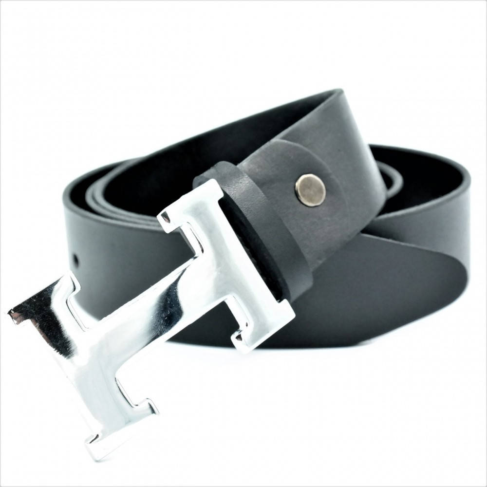 

Ремень Hermes кожа Чёрный B-k-0011, Черный