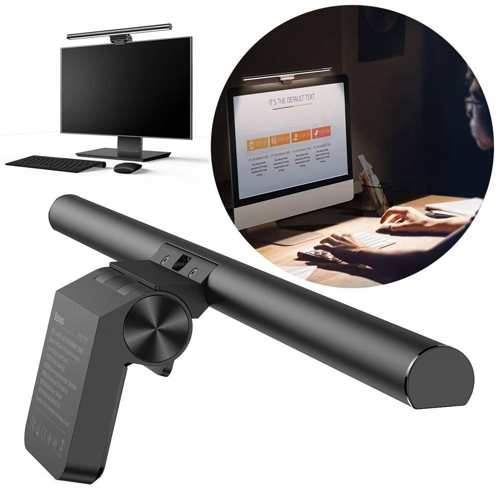 

Светодиодная лампа-скринбар для подсветки экрана монитора Baseus i-Work Series USB Black (DGIWK-B01), Черный