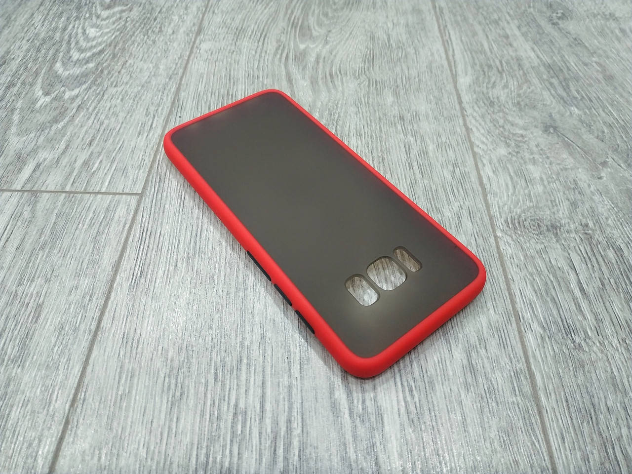 

Матовый противоударный чехол для Samsung Galaxy S8 красный