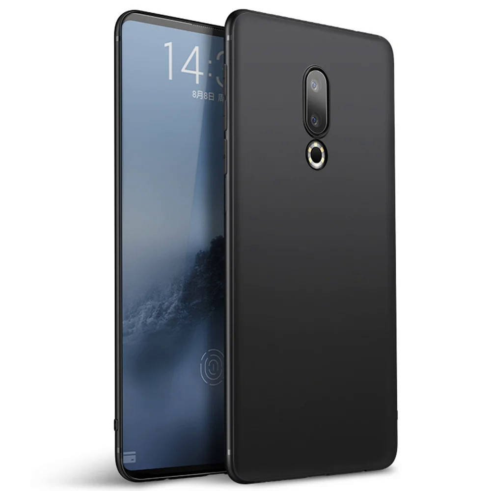 

Тонкий матовый чехол для Meizu 16th, Черный