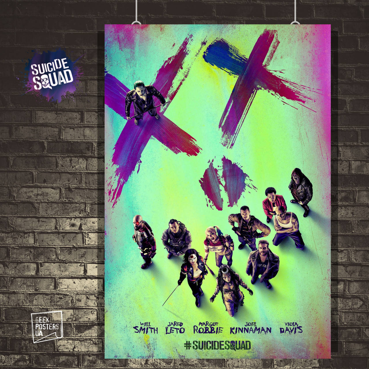 

Постер Отряд Самоубийц, Suicide Squad. Размер 42x28см (A3). Матовая бумага