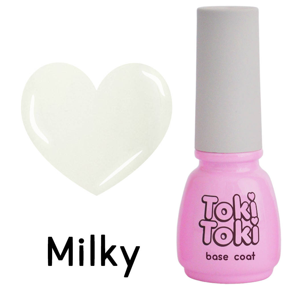 

Камуфлирующая база для ногтей Toki-Toki Milky 5 мл