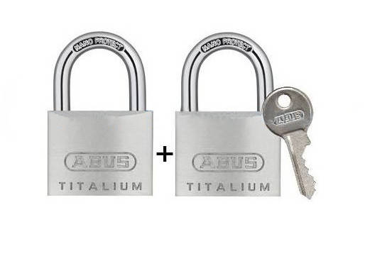 

Замок навесной Abus 726TI/40 Twins (комплект замков 2шт) Германия
