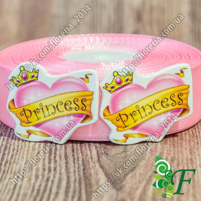 

Кабошон Серединка Сердце Princess Сб-28, Разные цвета