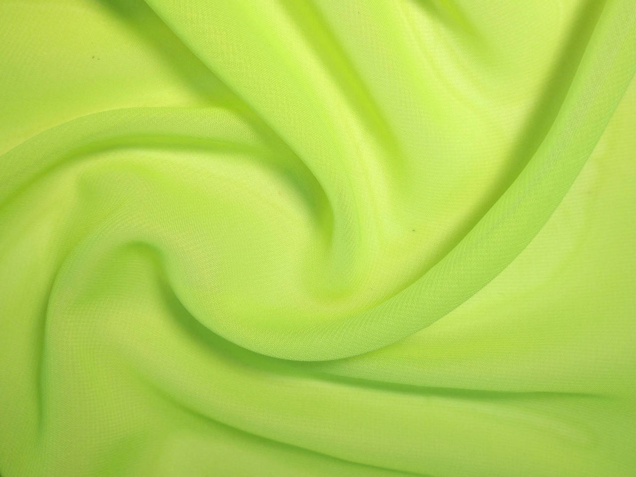 

Шифон однотонный, лимонный неоновый