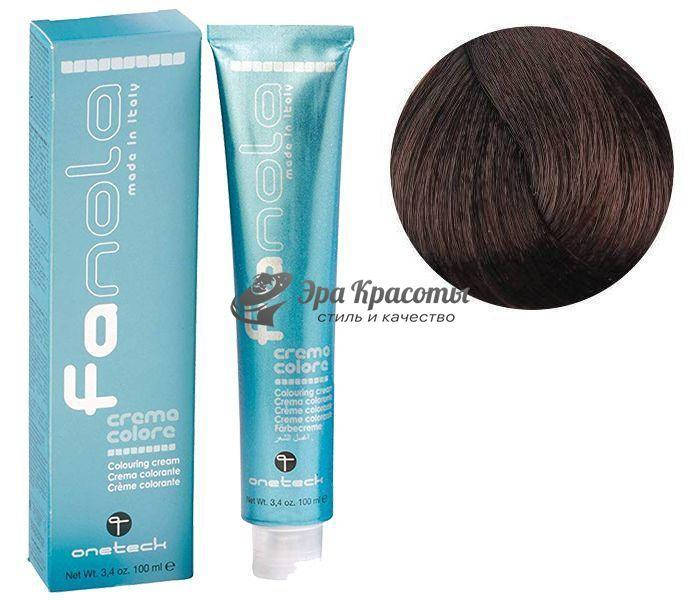 

Крем-краска для волос 5.43 Светлый коричневый медный золотой Colouring Cream Fanola, 100 мл