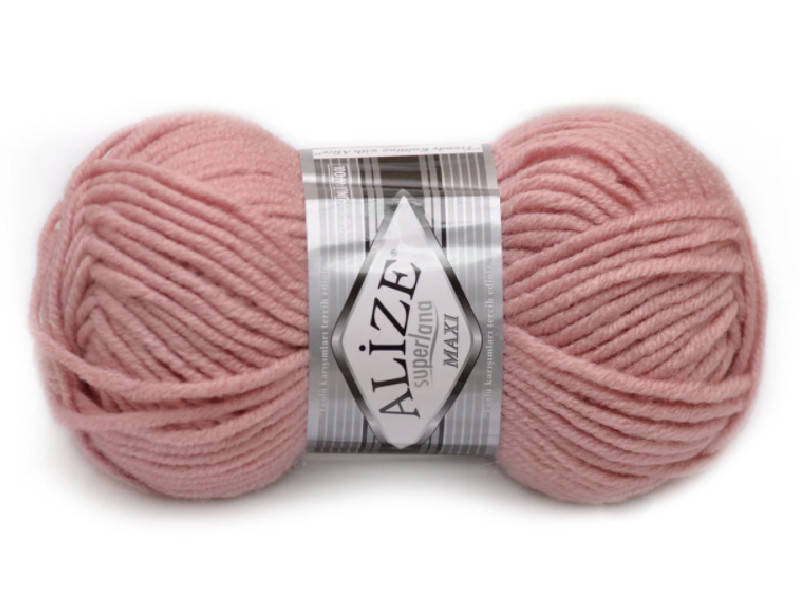 

Alize Superlana maxi, №161 пудра, Розовый