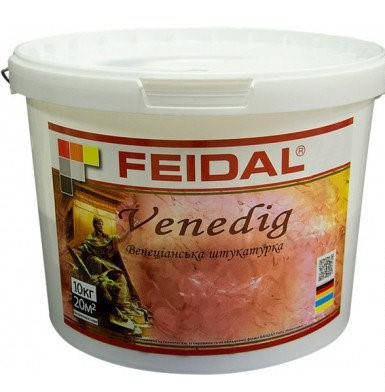 

Feidal Венецианская штукатурка Venedigputz 10 кг белая., Белый