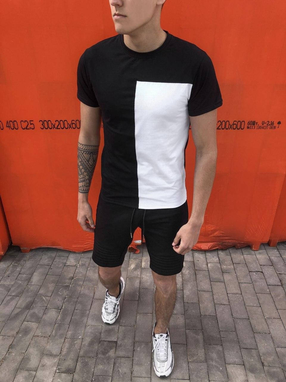 

Футболка мужская без принта без кармана летняя хлопковая Pobedov Lobster