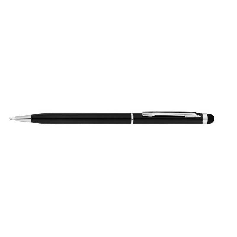 

Ручка кулькова металева STYLUS 0,7 мм синя корпус чорний ECONOMIX