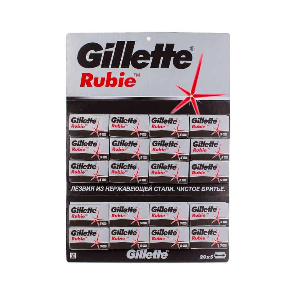 

Лезвия Gillette Rubie