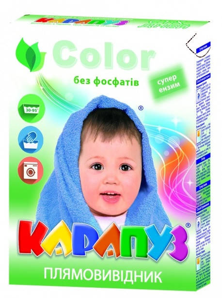 

Пятновыводитель Karapuz для детских вещей с энзимами Сolor 500г