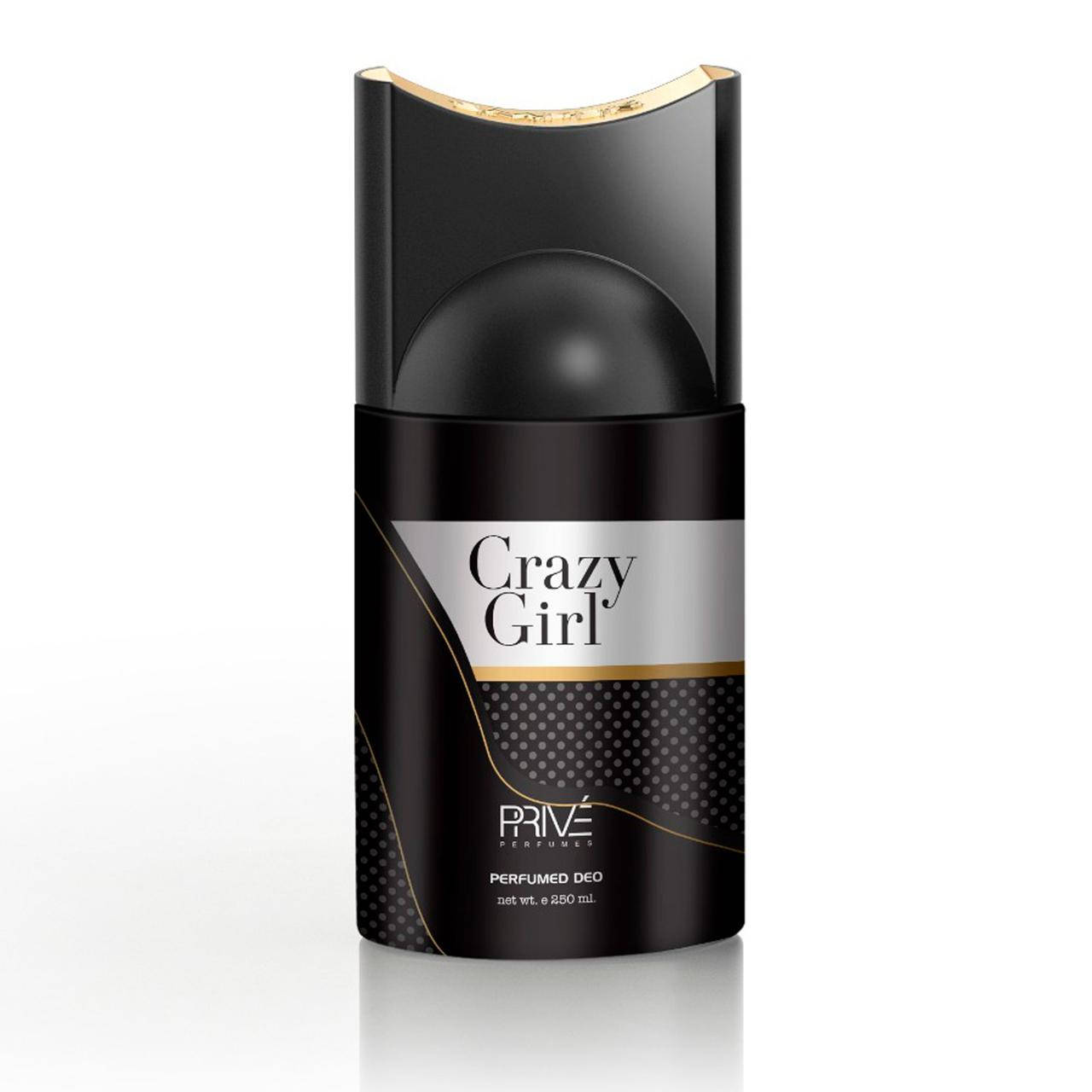 

Crazy Girl Prive Parfums, парфюмированный дезодорант женский, 250 мл