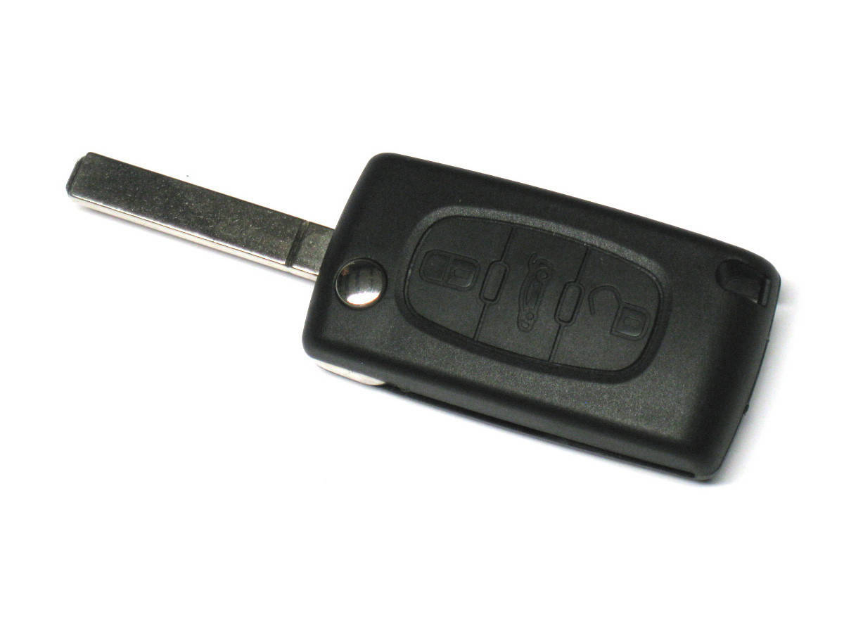 

Корпус ключа Citroen C2 C3 C4 C5 C6 C8 Berlingo 3 кнопки