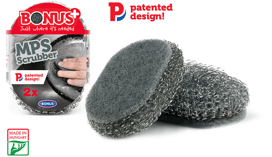 

Скребок металический с неабразивной поверхностью Bonus B545 MPS Scrubber 2шт