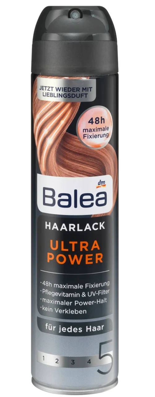 

Balea haar lack Ultra power 5 лак для волосся сильної фіксації 300 мл