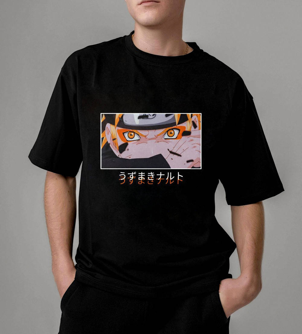 

Футболка Naruto мужская черная аниме L