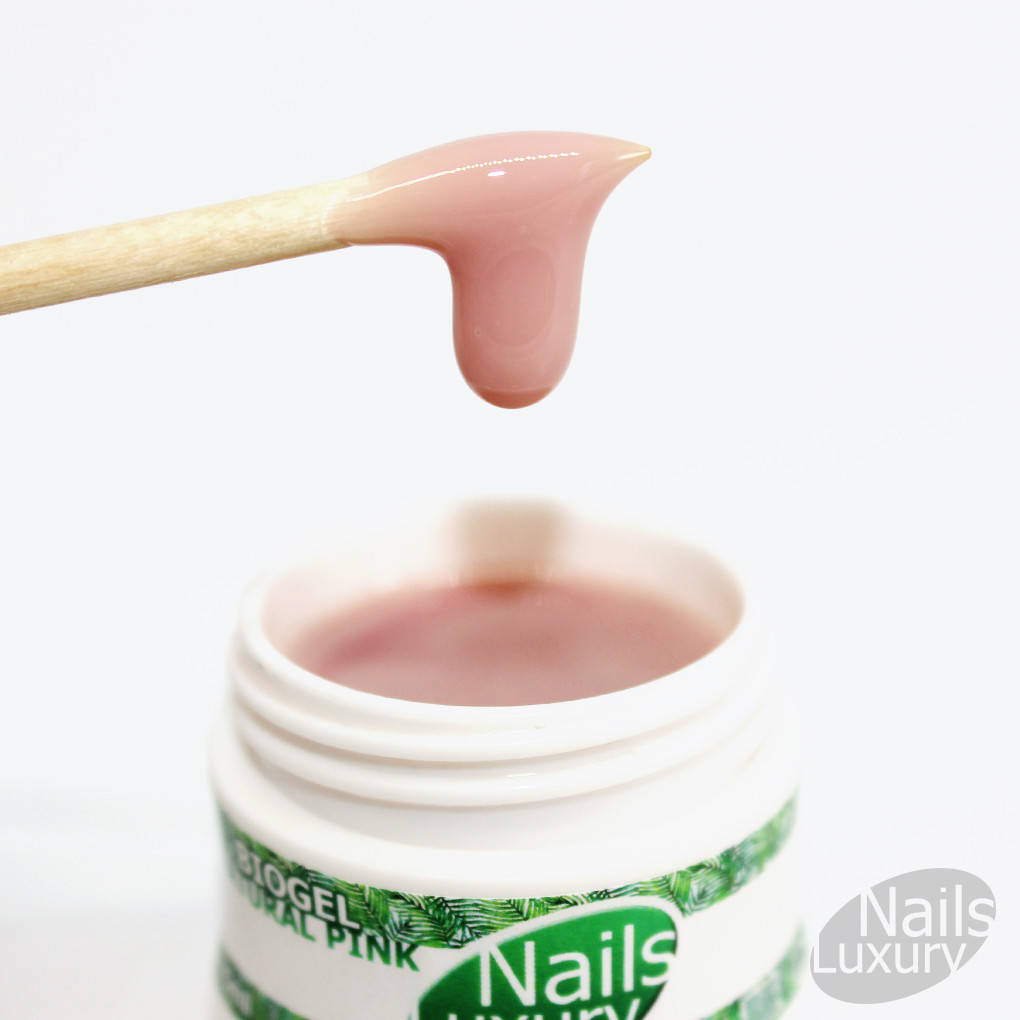 

Био-гель для наращивания и укрепления ногтей Nails Luxury USA Natural Pink, Розовый
