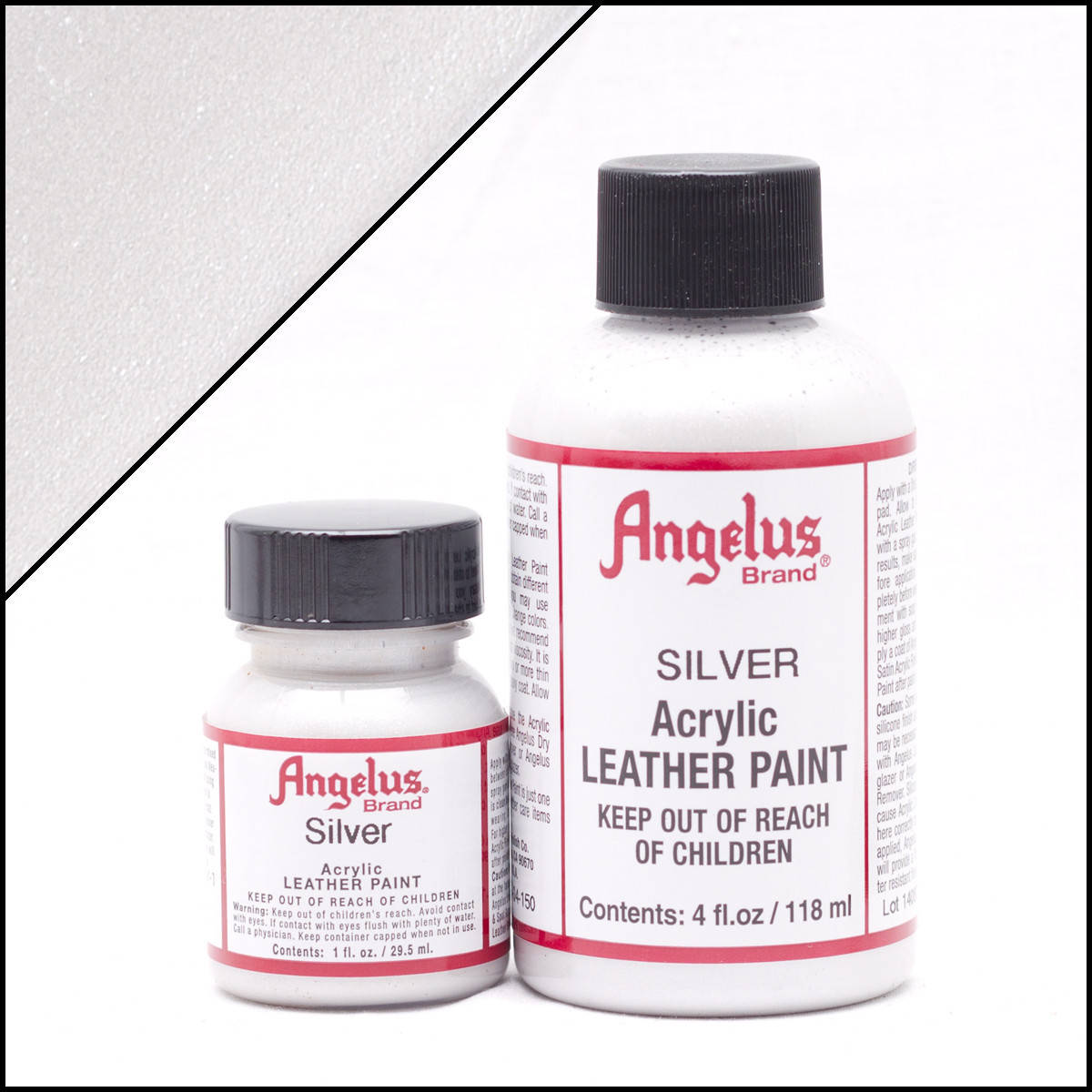 

Краска для кожи Angelus Silver (серебро) 30 мл.