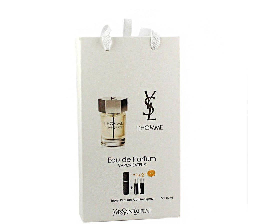 

Yves Saint Laurent L`homme edp 3x15ml - Trio Bag