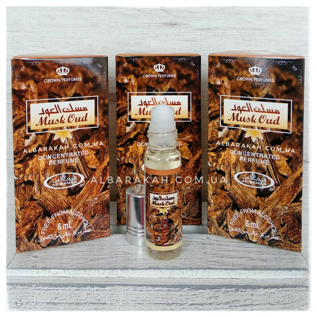 

Арабские масляные духи Musk Oud Al Rehab (Аль Рехаб) 6 мл