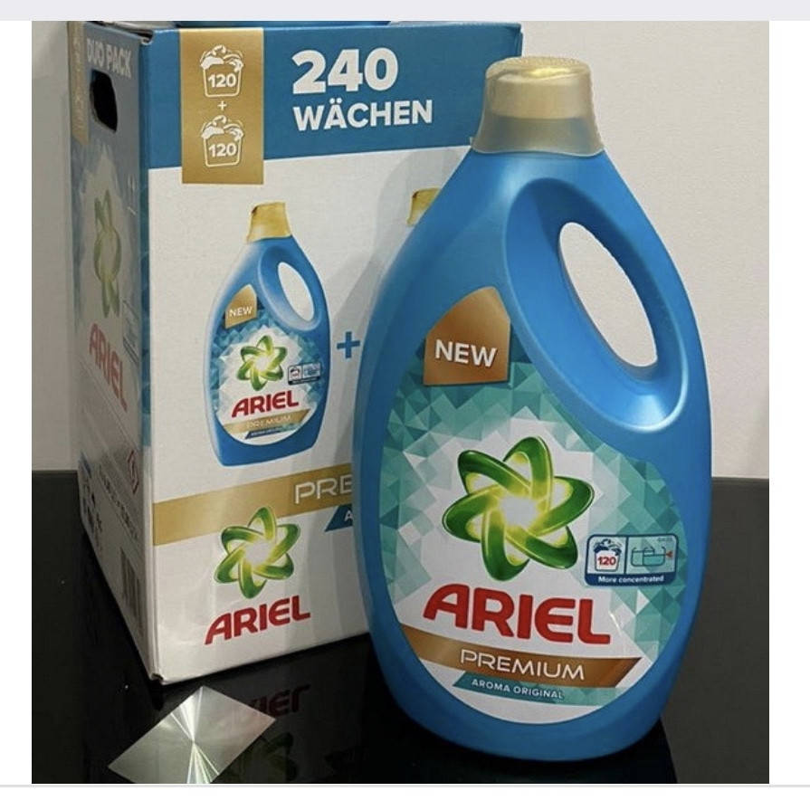 

Гель для стирки универсальный Ariel “Premium” с ароматом (120 циклов), 6 л,
