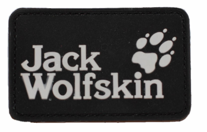 

Патч ПХВ на липучке Jack Wolfskin черный(BRT)