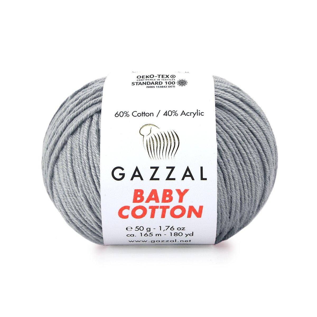 

Gazzal Baby Cotton № 3430 серый