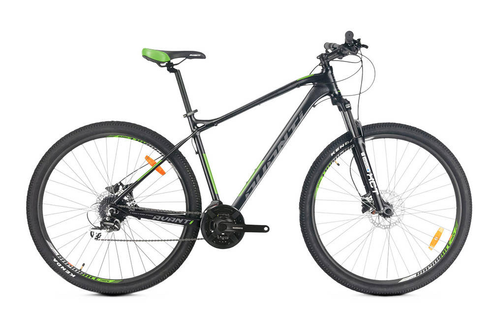 

Велосипед мужской 27,5 Avanti Canyon PRO 650B гидравлика 19" черно-зеленый, Черный