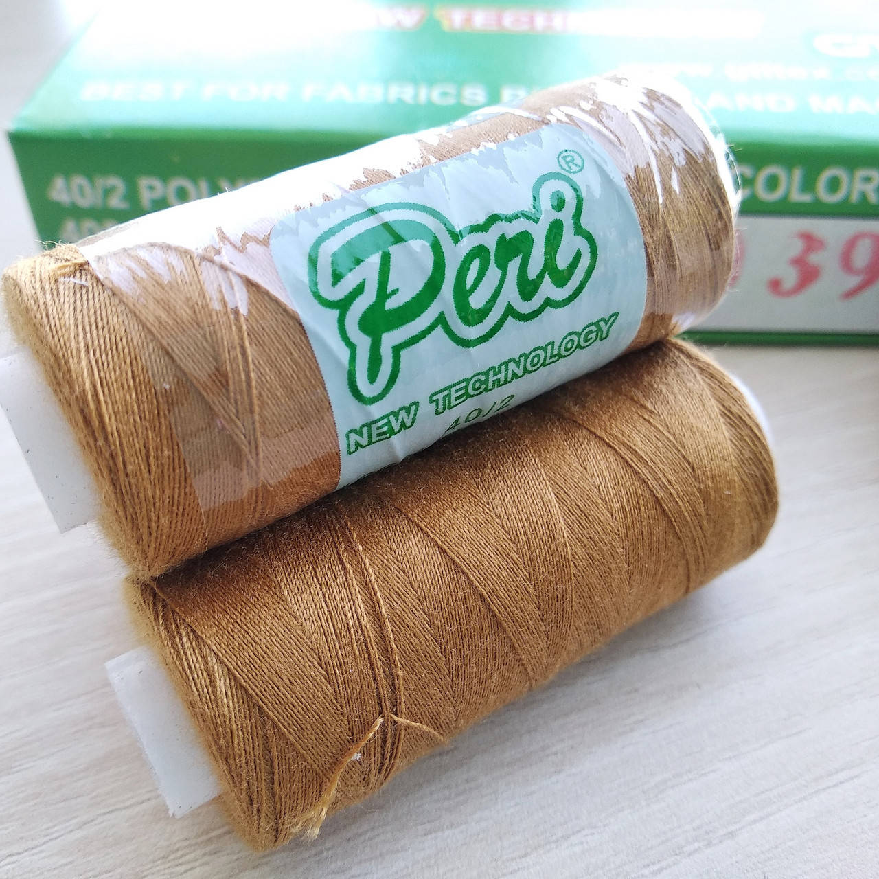 

Нитки Peri №40 котушка 400 ярд, охра (039), Коричневый