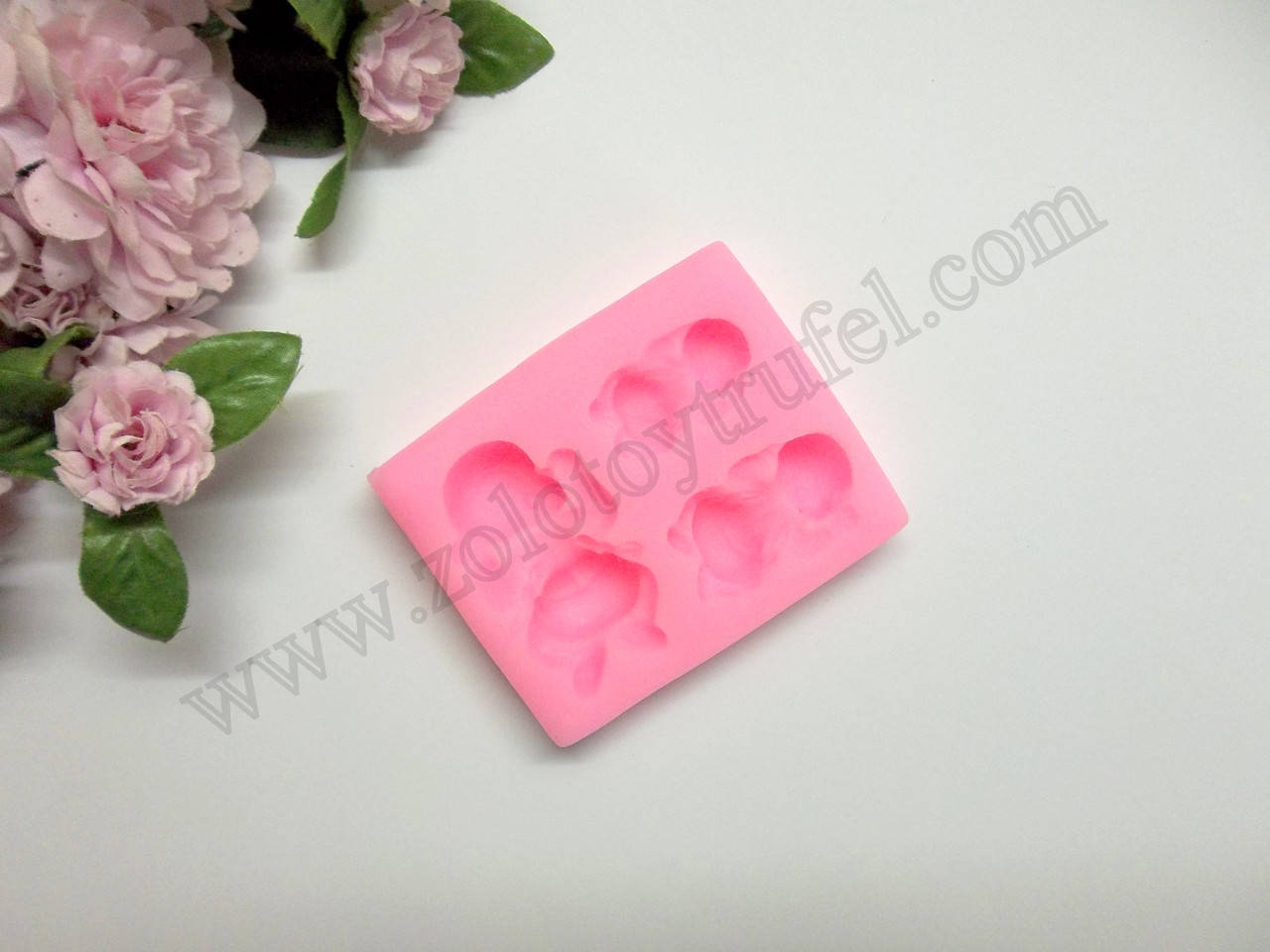 

Молд силиконовый "Три малыша" 7,5*6,5 см