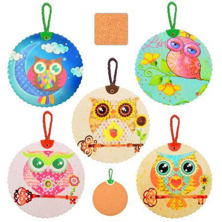 

Подставка под гарячее дек. "Совы"