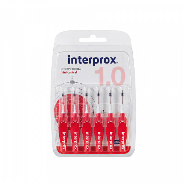 

Межзубные щетки INTERPROX 4G, 1.0 мм, MINICONICAL, 6 шт