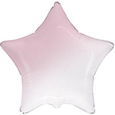 

Фольгированный шар Flexmetal Звезда омбре бело-розовый baby pink 18"